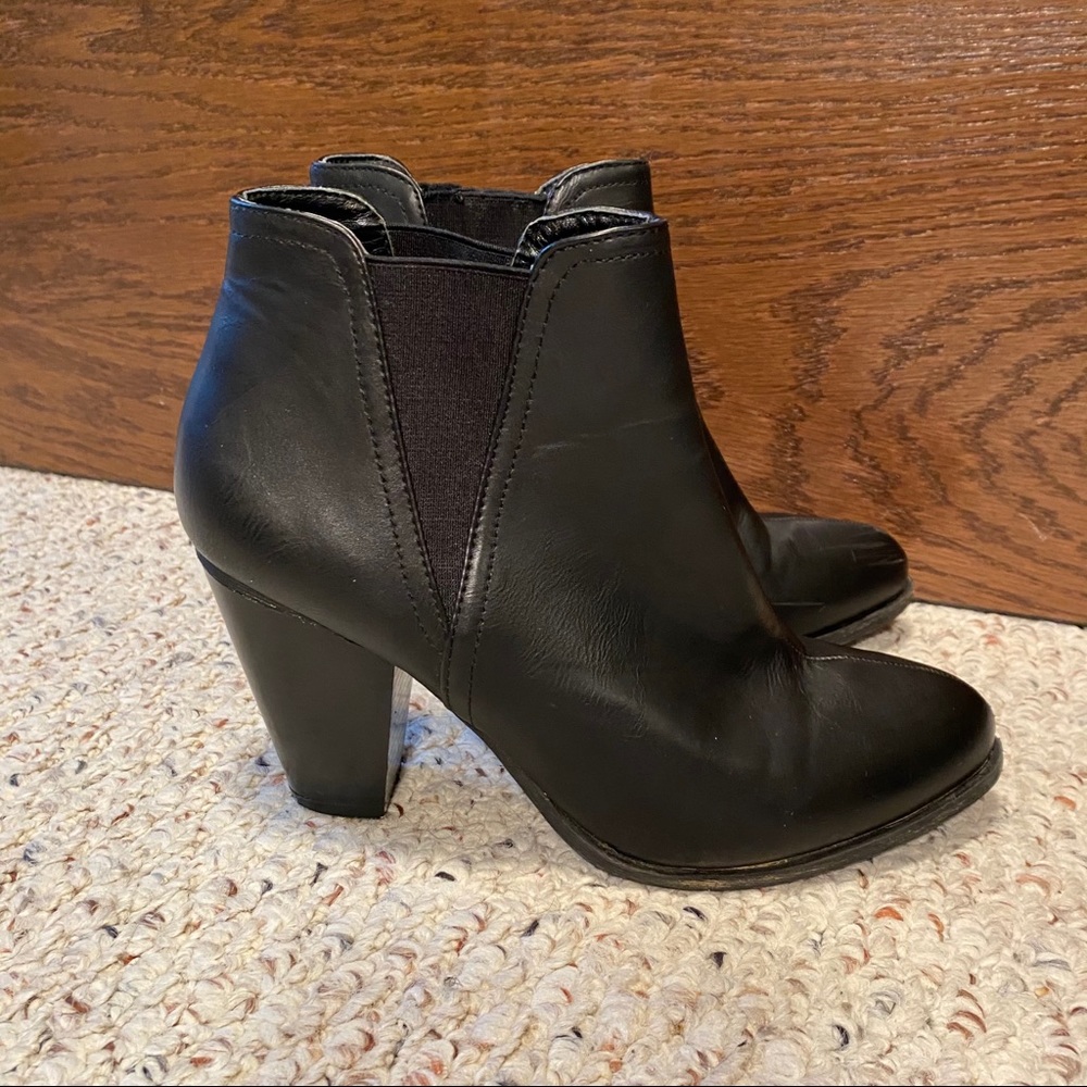 Black Heeled Booties